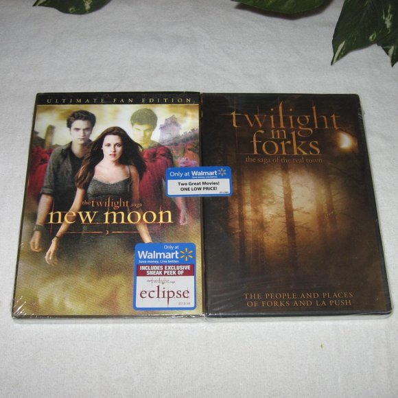 Twilight Saga New Moon & Twilight In Forks 2 DVD Set New Sealed - Picture 3 of 5